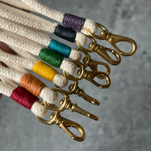 Load image into Gallery viewer, Itty Bitty Keychain - Natural Rope