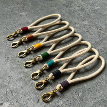 Load image into Gallery viewer, Itty Bitty Keychain - Natural Rope