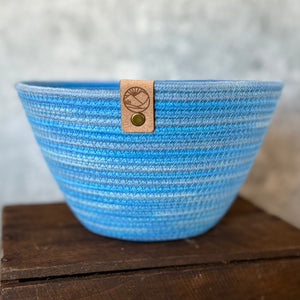 Medium Bowl - Blue + Gray
