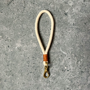Itty Bitty Keychain - Natural Rope