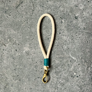 Itty Bitty Keychain - Natural Rope